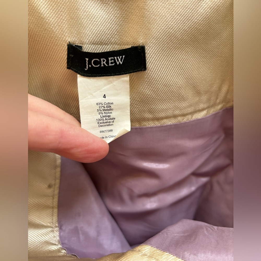J. Crew Floral Tie Front Mini Skirt - Picture 4 of 9